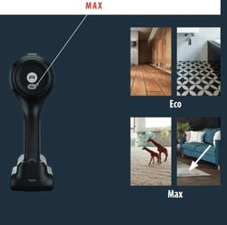 Bouton boost de l'aspirateur balai Rowenta X-PERT 7.60