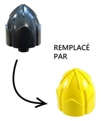 petit cone noir pour presse agrumes de robot Magimix 4100 ou 5100 - remplacé par cone jaune