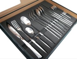 Mnagre 16 couverts inox collection 53e Avenue de la marque Genevive Lethu