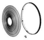 Grille de protection avant noire pour ventilateur Rowenta Turbo Silence Extrme + VU5880F0