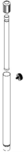 Tube du pied pour ventilateur Rowenta Turbo Silence VU5450F0