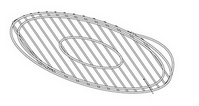 Grille vapeur pour wok Riviera & Bar QWK450