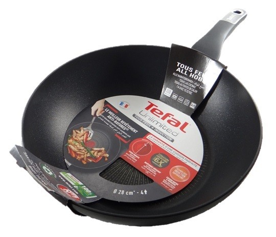 Wok 28 cm gamme Unlimited de Tefal 