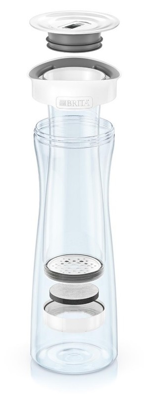 Bouteille filtrante Brita Gris Foncé avec 1 filtre MicroDisc