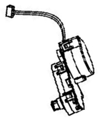 Moteur de brosse latrale pour aspirateur robot Rowenta Explorer Serie 220 - 240