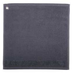 Essuie mains gris fonc / ombre illet Curl 50 x 50 cm Winkler