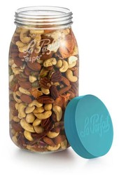 Bocal stockage 2 L  vis couvercle bleu "Color Vis" Le Parfait