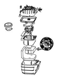 bloc moteur pour aspirateur Rowenta Silence Force Extrem Cyclonic