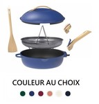 La fabuleuse pole 28 cm 8-en-1 Cookut compatible tous feux : couleur au choix
