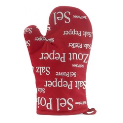 Gant de cuisine Sel & Poivre rouge Winkler