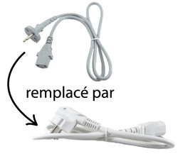 Cable d'alimentation pour friteuse Actifry de SEB Tefal