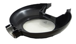 Couvercle noir en verre transparent pour friteuse Actifry Genius XL AH960800/12A