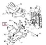 support du bac de rcupration pour robot caf Talea Touch de Saeco