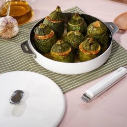 Couvercle Cookut inox 28 cm de la Merveilleuse - blanc