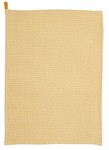 Torchon nid d&#039;abeille  carreaux jaune et blanc 50 x 70 cm Winkler