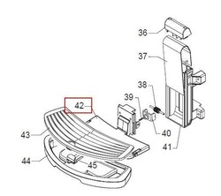 support du bac de rcupration pour robot caf Talea Giro de Saeco