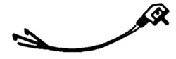 Cordon d'alimentation pour Soleil Moulinex LT300 et LT301