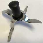 couteau coupant à manche noir pour robot Induction RCI700/RCI730 SIMEO