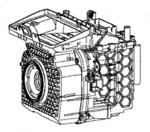 Bloc moteur pour aspirateur Rowenta Silence Force