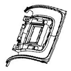 Cache de la poigne pour cuiseur Moulinex Cookeo Infinity CE97 - CE98