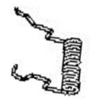 Ressort droite + gauche pour cuiseur Moulinex Cookeo Infinity CE97 - CE98