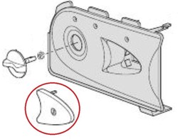 Bouton Marche / Arrt de verseuse pour combin cafetire-expresso BCO264.1