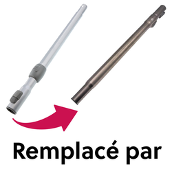 Tube tlescopique pour aspirateur Electrolux Twinclean