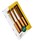Lot de 4 couteaux  steak 21 cm en acier inoxydable avec manche en bois de marque Genevive Lethu
