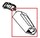 Poigne de cuve pour cuiseur Moulinex Cookeo Wifi CE95 - CE96 - sans enjoliveur gris
