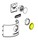 Vue clate : friteuse Tefal Ultra Fry EY11JD10 - cran tactile