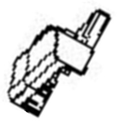 Cache poign�e blanc unitaire pour cuiseur �lectrique Moulinex Cookeo Infinity CE97 - CE98