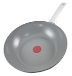 Wok Tefal en cramique 28 cm avec poigne fixe  gamme Renew On tous feux + induction