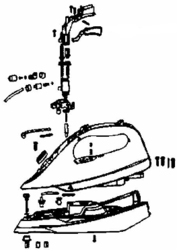 Ensemble poigne et fer pour FV2852C0/AM0 Express Steam Calor