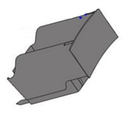 Tiroir  marc pour robot caf Delonghi Magnifica Evo Next ECAM312.80.TB