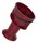 Sparateur  poussires rouge + joint pour aspirateur balai Rowenta X-PERT 7.60 RH6A