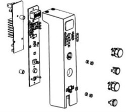 Panneau de commandes pour machine  th Riviera & Bar BTA740