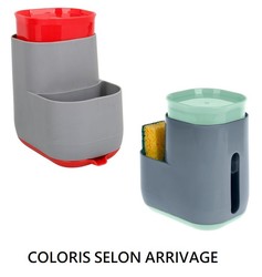Distributeur de savon avec porte ponge de marque Bonjour-Bonjour