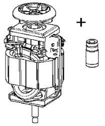 Moteur + coupleur pour mixeur Moulinex Eco Respect DD46E810/35A