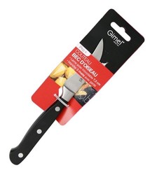 Couteau plucheur 7,5 cm en acier inoxydable avec manche 3 rivets de marque Gimel