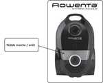 pdale marche/arrt pour aspirateur Rowenta X-Trem Power