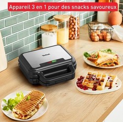 Verrou noir pour croque-monsieur Tefal UltraCompact 3-en-1 SW383D10/K20