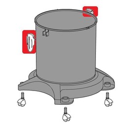 crochet pour injecteur extracteur Delonghi XE1251