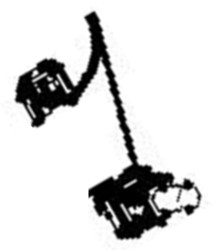 Cordon + connecteur pour aspirateur laveur Rowenta X-Clean 5 GZ5555EE - GZ5557EE