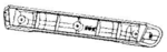 Intrieur de poigne pour grill viande Inicio Adjust GC272D10 TEFAL