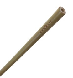 Set de 6 pailles en bambou  avec brosse de nettoyage et sac de rangement Cookut