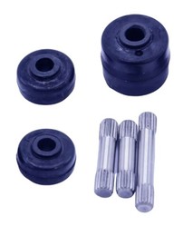 Kit de 3 roulettes + axes pour brosse Aerospin pour aspirateur balai Rowenta X-FORCE FLEX 13.60 RH9A