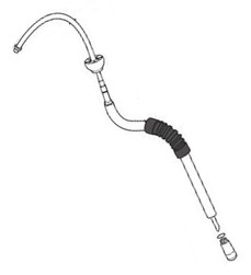 Tube vapeur gris avec gicleur pour machine expresso Delonghi Dedica Duo EC890.M