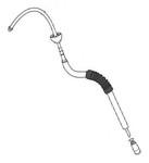 Tube vapeur rose avec gicleur pour machine expresso Delonghi Dedica Duo EC890.PK