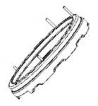 Bague verrou pour cuiseur Moulinex Cookeo Infinity CE97 - CE98