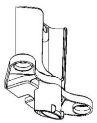 Support mural blanc pour aspirateur Rowenta X-PERT 7.60 RH6A37WO